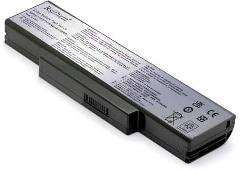 Rsjfhzm 5200mah A32-K72 A32-N71 Laptop Ersatz Akku für ASUS K72 K72F | K72J K72JR K72JT K73E K73S K73SD K73SV N71 N71J N73S N73J N73S N73SV N71JV X73E X73B X72J X73S X77 A72 A73S Series