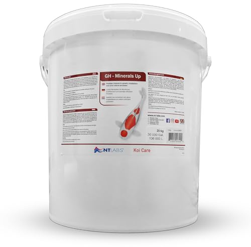 NT Labs Koi Care GH Minerals Up (20kg) | Essential mineral elements increase general hardness of pond water to maintain an optimal habitat for pond life.