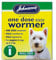 (6 Pack) Johnson's Vet - Easy Dose Wormer Size 1 Small Dog 3 Tabs