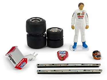 Brumm Scale Modell KOMPATIBEL MIT PILOTINO G.Villeneuve 1982 + ACCESSORI 1:43 BMCH01T2