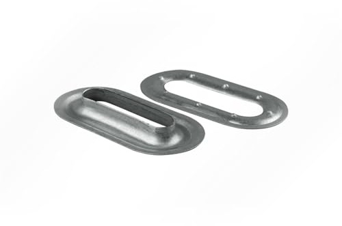 LYSEL® Ovalöse 40x10 mm, (BxL) 10x40mm in grau (10 Stück)