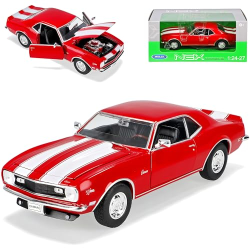Welly Chevrolet Chevy Camaro Z28 Coupe Rot 1968 1. Generation 1/24 Modell Auto