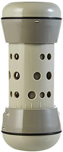 PIPOLINO M beige et taupe - Distributeur mobile et réglable d'aliments secs