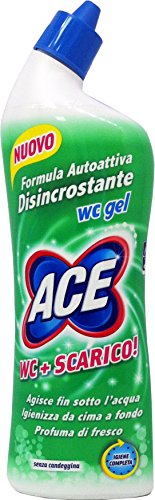 12 x ACE Entkalker WC + Ablaufgarnitur ohne Bleichmittel Gel 700 ml