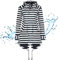 BMS Regenmantel 100% wasserdicht - blockstreifen - 56