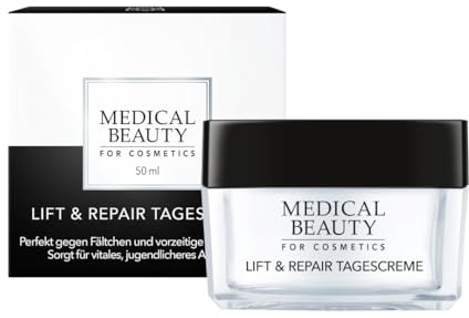 Lift & Repair Well-Aging Tagescreme – Innovative Longevity-Technologie mit Kollagen & Express-Lifting-Effekt für sichtbar glattere und jugendlich wirkende Haut – 50 ml – MEDICAL BEAUTY®