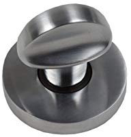 Bricard Esquisse 900056 Paire de rosaces zamak Porte de Salle de Bains et Toilettes (à condamnation), Argent