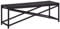 vidaXL Gartenbank Sitzbank Parkbank Garten Bank Gartenmöbel Balkonbank Terrassenbank Rattanmöbel Rattanbank 120cm Poly Rattan Schwarz