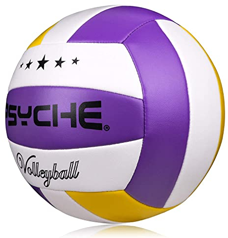Wisdom Wolf Wuzfully Volleybälle Soft Touch Indoor Outdoor Beachvolleybälle für Drinnen und Draußen,Größe 5