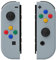eXtremeRate Joycon Shell & Tasten, Matt DIY-Ersatz Gehäuse Grips Skin Hülle & Knöpfe Buttons Umbau Set für Nintendo Switch/Switch OLED Joycon Controller-Neue Hoffnung Grau [KEIN Joy Con]