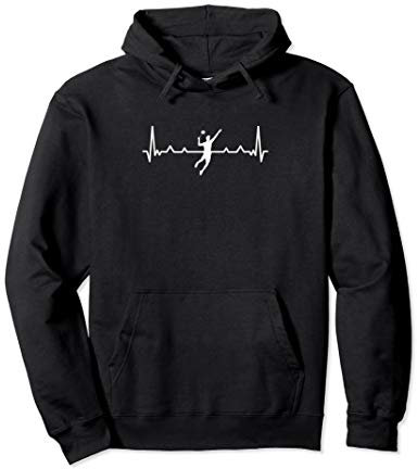 Badminton Heartbeat Pullover Hoodie