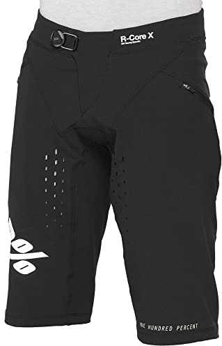 100% MTB WEAR Unisex R-CORE X Shorts Kurze Hose, schwarz (schwarz), 30