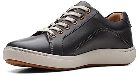 Clarks Nalle Lace, Zapatillas de Gimnasia Mujer, Negro, 36 EU