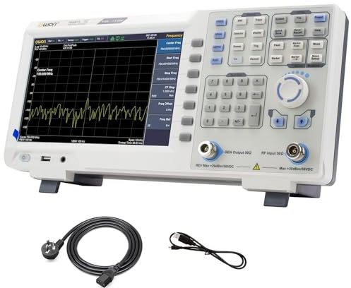 OWON XSA815-TG (with Tracking Generator) Portable Spectrum Analyzer Digital Logic Analyzer,9 Inch TFT LCD Frequency Range 9kHz to 1.5GMHz Machine Measuring Instrument for Certain Parameters