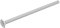 SECCARO Vite a testa tonda piatta M6 x 120 mm, in acciaio inox V2A VA A2, DIN 603/ISO 8677, filettatura completa, 20 pezzi