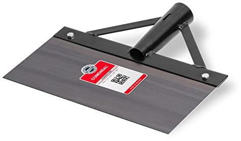 COMENSAL® Bodenschaber - Betonkratzer - Eisenteiser Betonkratzer - Ohne Stiel - Extra Stabil - Made in EU - Klinge 300 x 150 mm