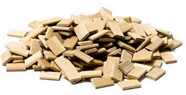 Tolux Tasselli Legno 5x19x30 [mm] 300 pz, Cavicchi legno rettangolare, Compatibile con tutte le fresatrici per giunzioni compresa Festool. Realizzati in legno di faggio di alta qualità.