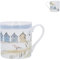 Gisela Graham Beach Huts New Bone China Mug