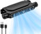 AVCXEC Auto Ventilator Rücksitz, USB Ventilator Auto mit 3 Windgeschwindigkeit Einstellbare, Leise Autositz Kühlventilator, Tragbarer Autoventilator für Jeep Vans, RV Trucks, Camping Fahrzeuge, SUV