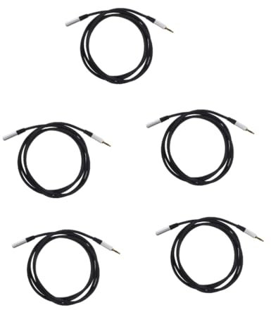 Artibetter 5pcs Male to Female Aux Cord Headphone Extension Cable Long Cord for Car Home Stereo