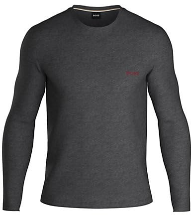 BOSS Men's Mix & Match LS R T-Shirt, Charcoal, 3XL
