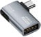 Eighosee OTG Cable Adapter Power Supplied Micro-USB to USB with Angle Design. Suitable for Tablet, TV (Right)