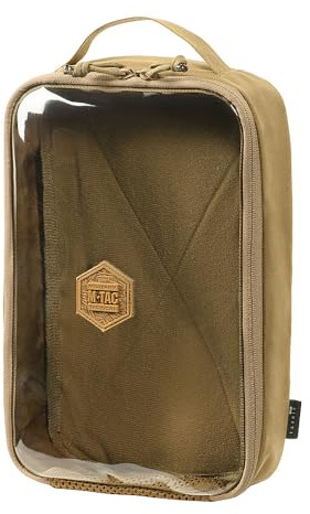 M-Tac Utility - Organizador transparente Elite Gross Gen.II, Marrón, 30x19cm