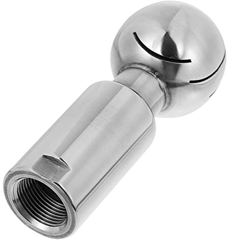 FUNOMOCYA Sprühkugel Für Sanitärtanks Aus Edelstahl Drehbar Gleichmäßige Wandstärke Geschmiedet Temperatur Und Korrosionsbeständig Hochtemperaturbeständiges Material Keine Sackgassen