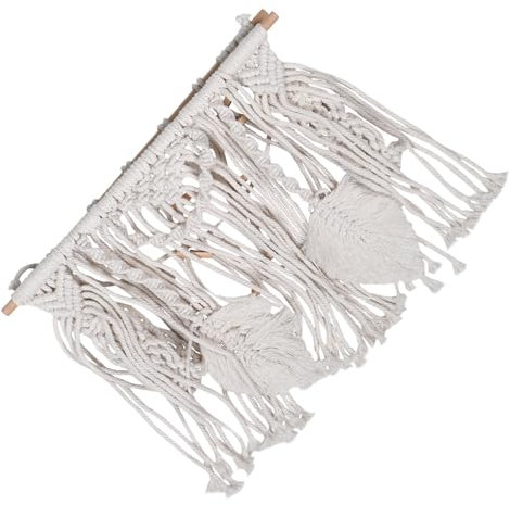 ERINGOGO Wandteppich Handgewebt Makramee Hängend Quaste Dekoration Wohnen Zuhause Ornament Display Bild Hand Gewebt Makramee-teppich Schmücken Zimmer