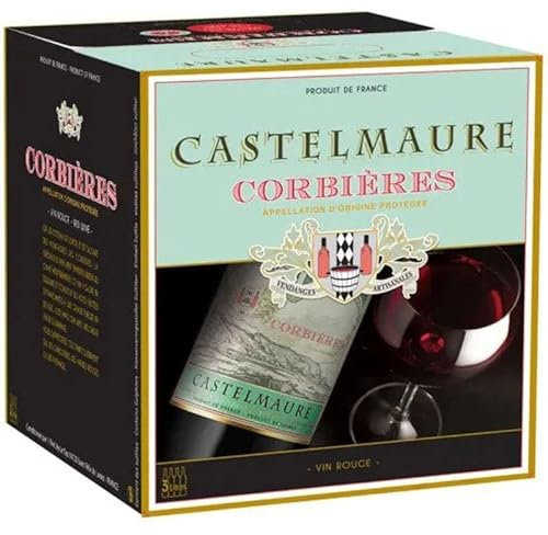 Autre Marque Vin rouge Castelmaure Corbiere AOP, 3l