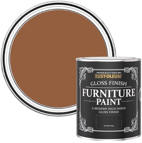 Rust-Oleum Furniture Paint in Gloss Finish - Terracotta 750ml