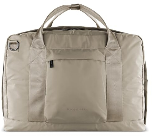 bugatti Elia Herren-Businesstasche aus Nylon, faltbare Aktentasche mit Laptopfach ca. 15
