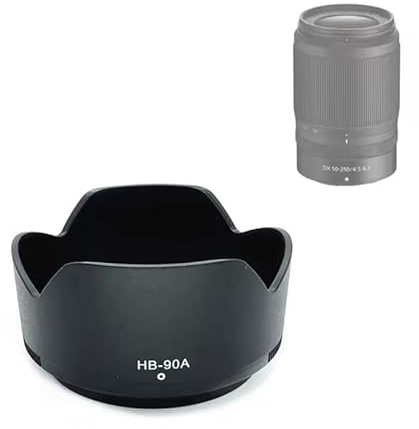 Ricambio Fotocamera Paraluce 62mm per HB-90A | Compatibile con Obiettivo Nikon Nikkor Z DX 50-250mm f/4.5-6.3 VR | Per fotocamera Nikon Z30 Z50