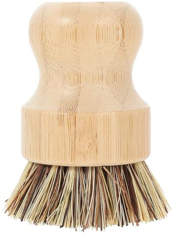 Homoyoyo Multi-function Veggie Scrubber Sturdy Body Construction for Cleaning Dishes and Cast-iron Pans, Convenient Wok Brush Suitable for Kitchens and Kitchen Sinks