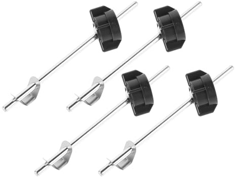 Hemobllo Kit de Remplacement 4 Pièces pour Tige Pivotante de Lavabo en Acier Inoxydable et Plastique Ensemble de Bonde Escamotable pour Camping-Car Réparation de Bouchon D’Évier