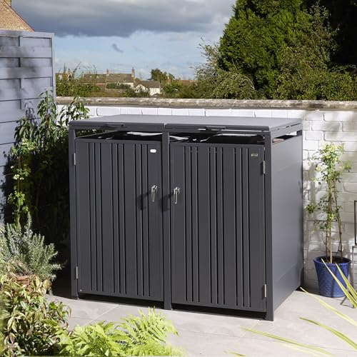Rowlinson Wimbledon Double Bin Store - Anthracite