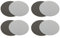 Elro RMAG2/4 Magnet Befestigung für Rauchmelder 4-er Pack