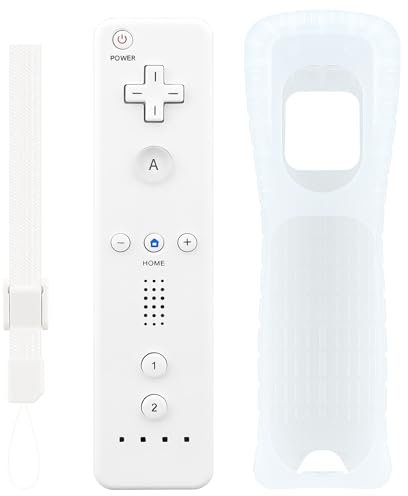 OSTENT Sensor de Movimiento Bluetooth Mando a Distancia Inalámbrico para Nintendo Wii/Wii U Consola Juego Color blanco