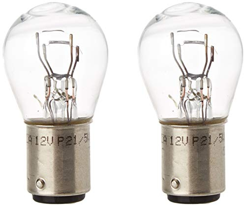 HELLA 8GD 002 078-123 Glühlampe - P21/5W - Standard - 12V - 5W - Sockelausführung: BAY15d - Blister - Menge: 2