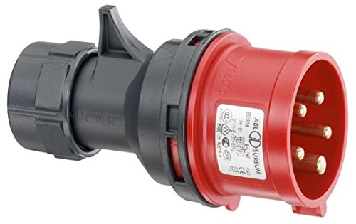 CEE-Stecker 5p 16A IP44 400V/rt 6h kst Schraubkl ger Verschraubung S51S30