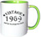 Mister Merchandise Kaffeetasse Becher Vintage 1969 - Aged to Perfection Teetasse