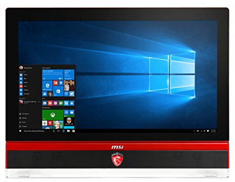 MSI Gaming 27 6QE-001EU Ordinateur de Bureau Tout-en-Un Non Tactile 27(68,58 cm) Noir (Intel Core i7, 16 Go de RAM, 1,95 to, Nvidia GeForce, Windows 10)
