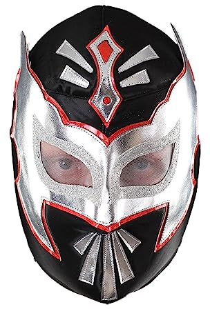 Mexikanische Wrestling Maske High-Flyer schwarz | Luchador Lucha Libre Ringermaske