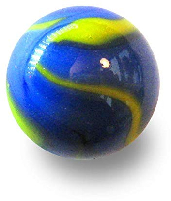 mesbilles MeineMurmeln - 2 Kugeln Van Gogh Glas Murmeln 43 mm GlasMurmeln