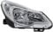 Halogen Scheinwerfer links CORSA D Bj. 01/11- H7/H1 mit Motor