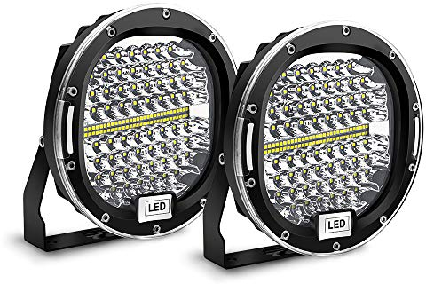 Safego Phare de Travail LED 300W 30000LM, Phare LED Imperméable IP67, Feux Additionnels Projecteur Travail Led pour Moto, Voiture, Tracteur, Camion, SUV, Bâteau, Caravane, 1 ans de Garantie