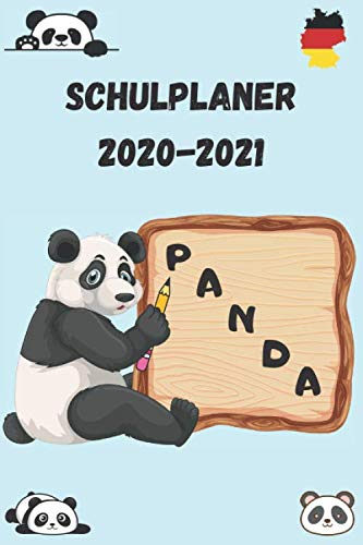 SCHULPLANER 2020-2021 PANDA: PLANER für Schüler und Fachkräfte, um ein erfolgreiches Jahr zu planen