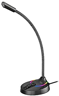 havit Micrófono RGB Gaming Mic Negro