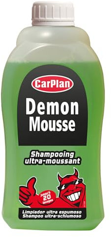 Carplan Demon Mousse - Shampooing Ultra-Moussant, 1 litre