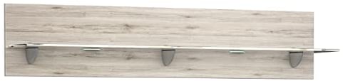Newroom Wandboard Sandeiche Wandregal Modern - 120x25x22,1 cm (BxHxT) - Bücherregal Hängeregal Wandpaneel - [Tammy.Seven] Wohnzimmer Wohnstube Büro